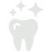 icon representing a dental clinic with a tooth and medical cross for oral health care 4 benefits of dental hygiene